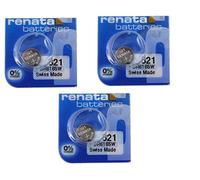 3 x sin mercurio de Renata 321 SR616SW 1,55 V óxido de plata pila de reloj