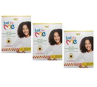 3 x Soft & Beautiful Just For Me. Look New No lye Texture Softener Sistema textura izer