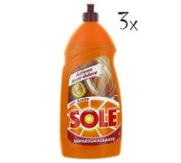 3 x Sole Piatti con vinagre Water Lavavajillas Detergente para lavavajillas limpiador 1100 ml