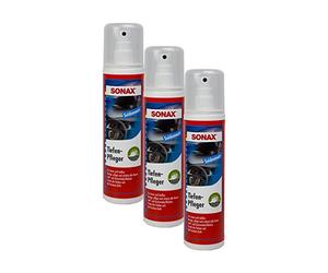 3 x Sonax 03830410 ciudadores Profundidad seda mate plástico limpiador 300 ml