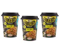 Saikebon Noodles Istantanei di Farina di Frumento, Condimento di Salsa di Soia, Verdure e Carne di Pollo - 93 gr