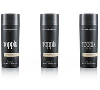 3 x TOPPIK 27,5 g. Fibras de Pelo - Densificador cabello Pérdida Micro, Color Del Artículo:Rubio Claro