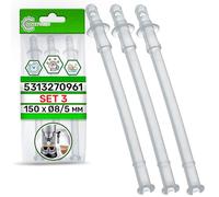 3 x Tubo de Leche para Cafetera 150 mm Ø 8/5 mm 5313270961 para DeLonghi | Garantía de 5 Años - ONIX TECH