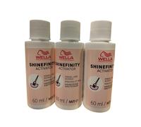 3 X Wella Shinefinity Glaze Activador Botella 2% 60 Ml