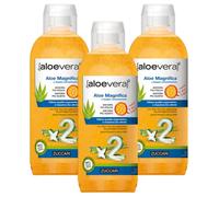 3 x Zuccari Aloe Vera2 Zumo puro Aloe Magnifica, doble concentrado - 3 x 1000 ml
