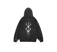 (3-XL) Sudadera con capucha de anime Berserk 100% algodón para hombre y mujer, estilo gótico, manga,