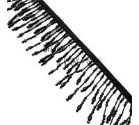 3 Yard Imitation Pearl Bead Pendant Tassel Fringe Lace Trim Diy Upholstery Wedding Dress Costume Edging Ribbon Decor Carfts(Color10)