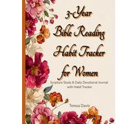 3-Year Bible Reading Habit Tracker for Women: Scripture Study & Daily Devotional Journal with Habit Tracker