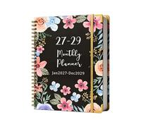 3 Year Monthly Planner 2027-2029 - Spiral Binding Schedule Notebook
