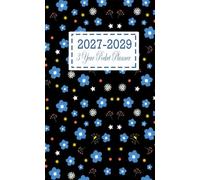 3 Year Pocket Planner 2027-2029: 36-Month from January 2027 to December 2029 with Holidays, Motivational Quotes and Contacts / Small Size 4 x 6.5 / Floral Design