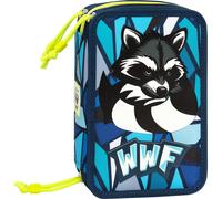 3 Zip WWF ilustrado MAPACHE estuche súper completo