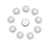 30/150Pcs Round Pearl Buttons Clothing Dress Sewing Accessories For Scrapbooking Boutique Garment Decorative DIY Crafts Tool(B-4-30PCS)