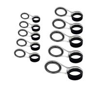 30/20/10 anillos guía para caña de pescar, alambre de cerámica para exteriores, alambre de cerámica para caña