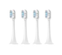 30/20/16/12 Uds. Compatible con XIAOMI T302/T301/T501 cabezales de repuesto for cepillo de dientes eléctrico al vacío, cabezales de cerdas for adultos(T302 White Blue-4PCS)