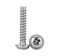 30-200 tornillos autorroscantes de cabeza redonda con arandela for placa circuito impreso (M1.7, M2, .3, .6, M3, .5, M4)(8mm,M2.3 (100pcs))