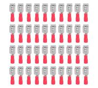 30/40 Piggy Back Sed, paquete de conectores de pala de desconexión rápida, terminales de crimpado de cable rojo medio aislado, juego de palas eléctricas