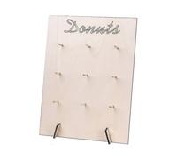 (30*40cm)Wooden Donut Stand Display Doughnut Holder Donuts Rack Wall Rack Holder Durable Donut Holder For Wedding
