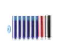 30/45pcs recargas de gel borrables 0 5 mm pluma punto fino recargas diferentes suministros de oficina escuela de color para escribir proyecto de arte MulticolororaSable