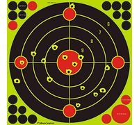 30,5 cm / 12 pulgadas Splatter Targets/disparos ráfaga amarillo claro/detección de disparo a larga distancia (50)