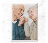 30.5 cm Azulejo Conmemorativo Personalizado para Lápida - Foto en Cerámica Impermeable para Decoración de Tumbas - Imagen de Porcelana Resistente a los Rayos UV - Placa Funeraria para Cementerio