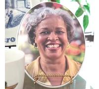 30.5 cm Azulejo Conmemorativo Personalizado para Lápida - Foto en Cerámica Impermeable para Decoración de Tumbas - Imagen de Porcelana Resistente a los Rayos UV - Placa Funeraria para Cementerio