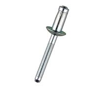 30/50 Uds 6,4mm 7,8mm remaches ciegos sujetadores estructurales de acero al carbono remache (Size : 50Pcs, Color : 7.8X16.5mm)