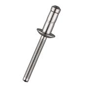 30/50 Uds. Remache ciego estructural de acero inoxidable de 6,4mm remaches de sujeción de alta resistencia(50Pcs,6.4X22.5mm)