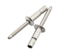 30/50 Uds remaches ciegos estructurales de alta resistencia 304 remaches avellanados de cúpula de remache impermeables sellados de acero inoxidable Fácil de instalar (Size : 50Pcs BBO, Color : 4.8x1