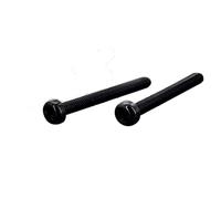 30-500 piezas de alambre métrico negro Nylon plástico aislamiento Phillips Pan cabeza Cruz máquina redonda tornillo longitud del perno 4-50mm(M2.5x8 (500 PC))