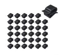 30 abrazaderas de cable fotovoltaicas para paneles solares, remolques y banco de trabajo para organización de cables