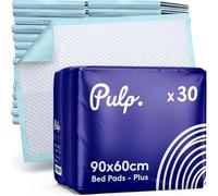 30 Almohadillas Protectoras Desechables para incontinencia de 90 cm x 60 cm | Alfombrillas Protectoras Impermeables absorbentes para colchones, sofá y Silla para niños, Adultos y Ancianos