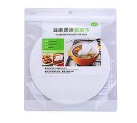 30 almohadillas redondas de membrana de absorción de aceite para sopa, papel absorbente de aceite, toallas y paños de limpieza, toallas y paños de limpieza desechables, papel suave, toallita de té