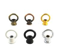 30 anillos de gancho de carga para candelabro M10, accesorios de iluminación para colgar, amarres (plata)