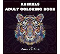30 animal mandala coloring book: for adult no bleeding
