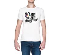 30 Anni Di Essere Fantasticoa Blanca Hombre Camiseta White Men's T-Shirt tee
