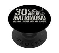 30 Anni Di Matrimonio - Decorazioni 30 Anni di Matrimonio PopSockets PopGrip Adhesivo