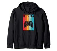 30 años cumpleaños Regalo Gamer Retro Video Game Chicos Sudadera con Capucha