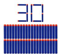 30 Balas Dardos Nerf Elite,7.2cm Munición de Espuma Azul,Nerf Pack de Repuesto para Pistola Blaster de Juguete,Accesorios Adecuado N-Strike Elite Series Juguete para Niños Armas y Proyectiles