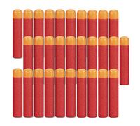 30 Balas Dardos Nerf Elite Grande,9.5cm Munición de Espuma Rojo,Nerf Pack de Repuesto para Pistola Blaster de Juguete,Accesorios Adecuado N-Strike Elite Series Juguete para Niños Armas y Proyectiles