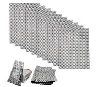 30 bolsas antiestáticas ESD, 15 x 25 cm, negras, apertura superior, 116 micras de grosor, PE, para placas base, tarjetas gráficas, discos duros y componentes electrónicos.