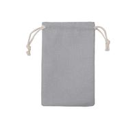 30 bolsas de algodón con cordón, pequeñas reutilizables for guardar dulces, joyas y regalos Para Días Festivos,Bodas(Grey,10x15cm)