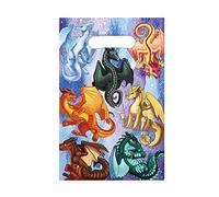 30 bolsas de regalo de fiesta de cumpleaños con temática de alas de fuego para niños, bolsas de dulces para fiestas