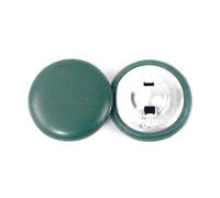 30 botones con borde de cuero de 11-28 mm, ideales para chaquetas y accesorios de bricolaje para reparación de ropa.,11 mm