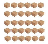 30 cajas de plegables para dulces y chocolates, caja de embalaje de regalo para bodas, cumpleaños, festivales, celebraciones, caja de regalo marrón