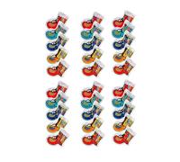 30 cañones de confeti para celebración de fiestas, diseño de inflado automático, confeti poppers para cumpleaños y bodas, eventos, cañones de confeti