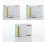 30 cápsulas de soda de 8 g de CO2, cartuchos de ácido carbónico para máquinas de soda, sifones de soda y gas de agua