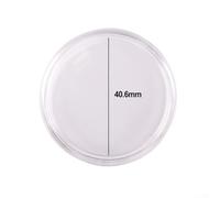30 cápsulas transparentes herméticas para 40 monedas de 6 mm para plata americana para águila de 28.3 g
