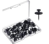 30 chinchetas en forma de I, alfileres de metal, para tarjetas de anuncios, pared de fotos, para tela, acolchado, pared, boletín, corcho, tarjetas con clips