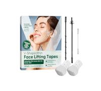 30 cintas de estiramiento facial invisible, 30 unidades de cinta de doble mentón, cinta facial invisible instantánea, cinta facial para levantar la cara, herramientas de levantamiento de maquillaje (1
