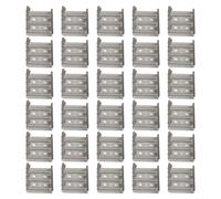 30 clips de drenaje fotovoltaicos de acero inoxidable para una gestión y mantenimiento efectivos del flujo de agua (33 mm)